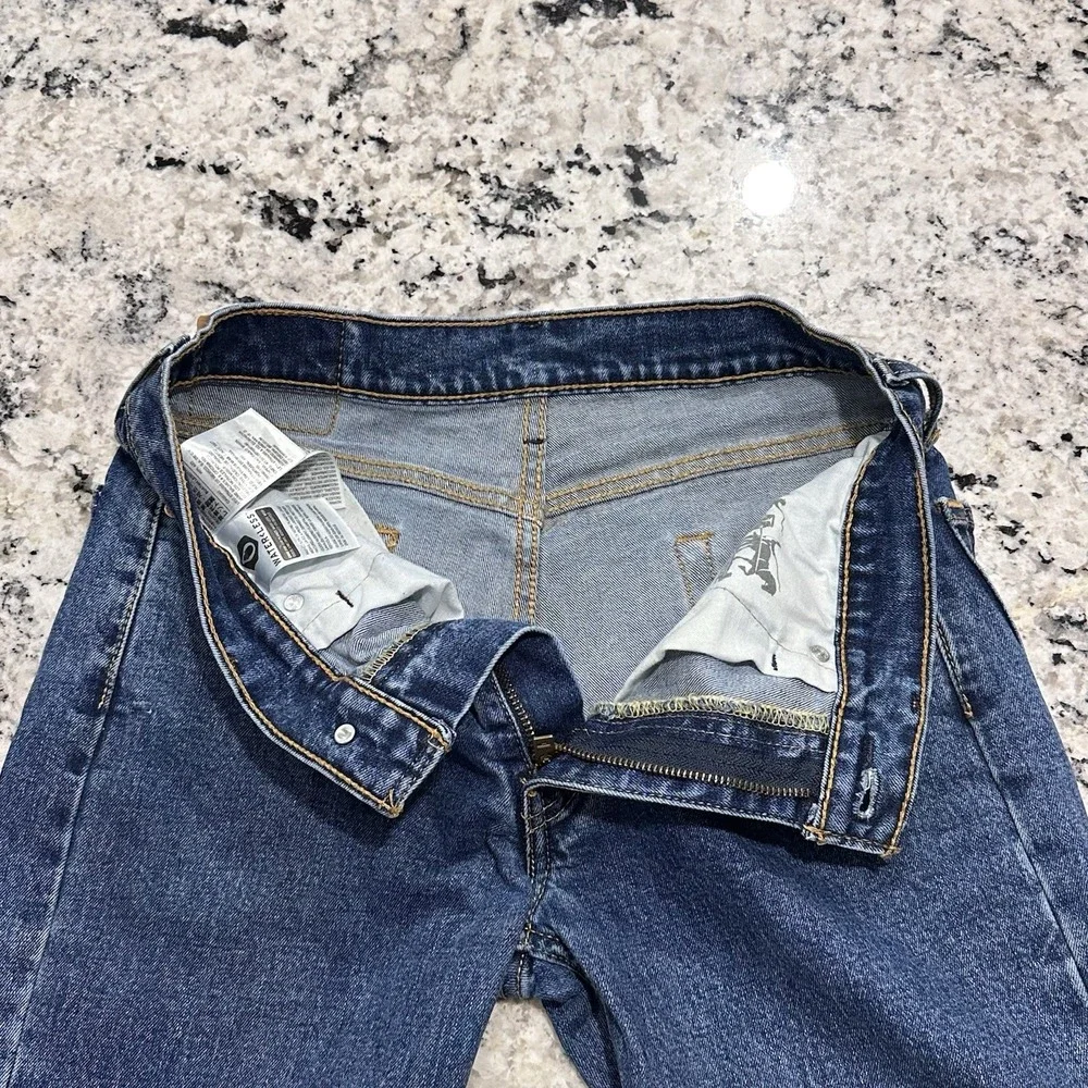 Levi's 514 jeans men's 30x30 (29x29.5) regular fit straight blue denim Jeans